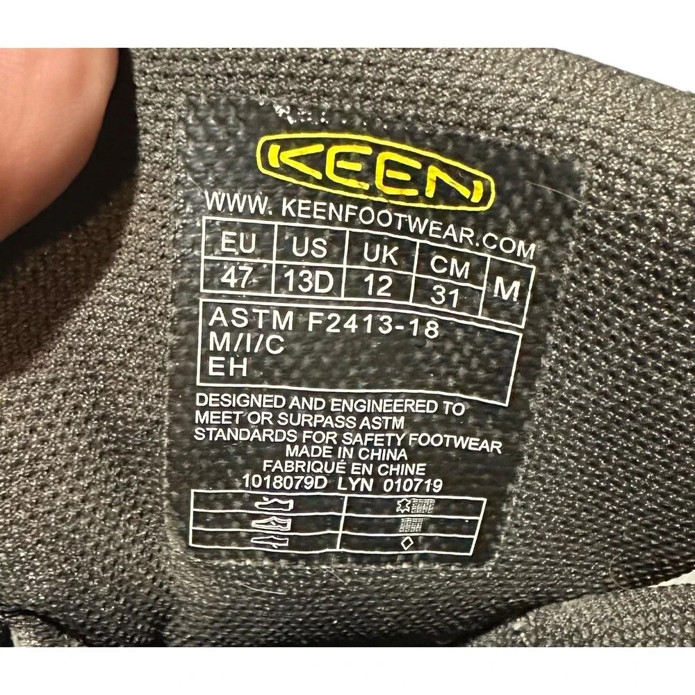 Keen Utility Lansing Mid Steel Toe Keen Dry Oil/Slip Resistant Reflect Boots 13D